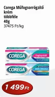 Műfogsorrögzítő krém