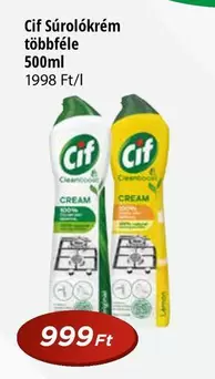 Súrolókrém többféle
