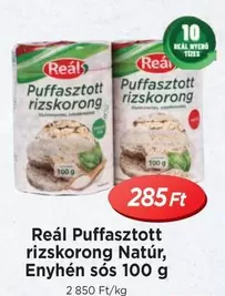 Puffasztott rizskorong