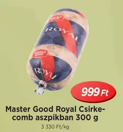 Royal Csirke-comb aszpikban