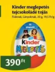 Kinder - meglepetés tejcsokoládé tojás