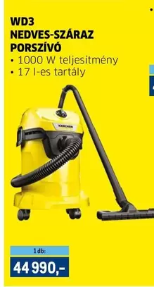 Karcher - NEDVES-SZÁRAZ PORSZÍVÓ