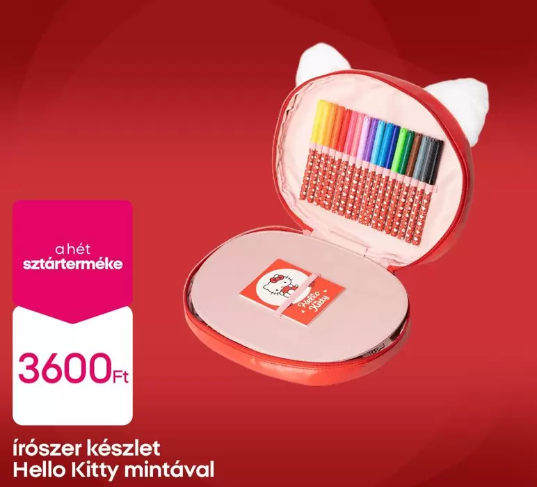 Hello Kitty - Írószer készlet