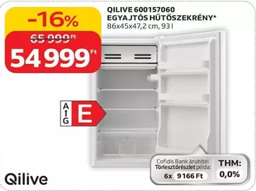 600157060 EGYAJTÓS HŰTŐSZEKRÉNY