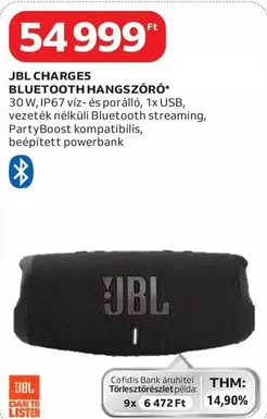 Jbl - CHARGES BLUETOOTH HANGSZÓRÓ