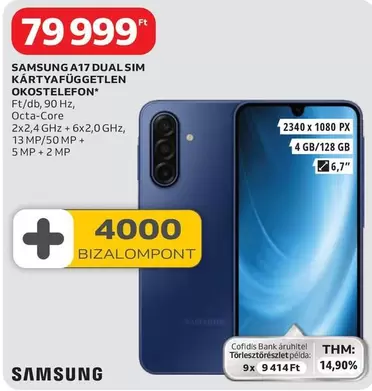 A17 DUAL SIM OKOSTELEFON