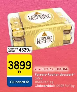 Rocher desszert