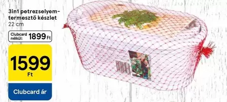 3in1 petrezselyem-termesztő készlet