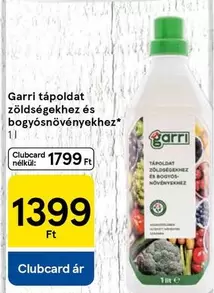 tápoldat zöldségekhez és bogyósnövényekhez