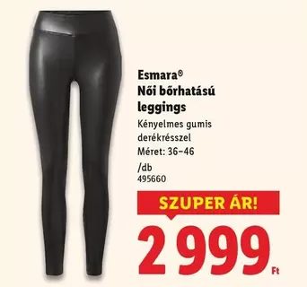Női bőrhatású leggings