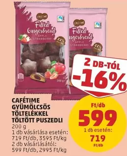 Apple - GYÜMÖLCSÖS TÖLTELÉKKEL TÖLTÖTT PUSZEDLI