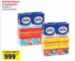 Tejszín és habtejszin