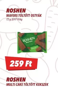WAFERS TÖLTÖTT OSTYÁK
