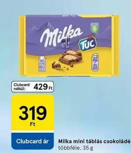 mini táblás csokoládé