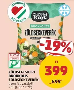 BROKKOLIS ZÖLDSÉGKEVERÉK