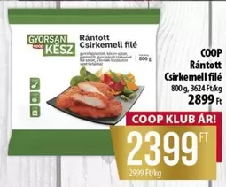 Rántott Csirkemell filé