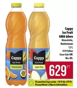 Mo - Ice Fruit több ízben Alma-körte, Multivitamin