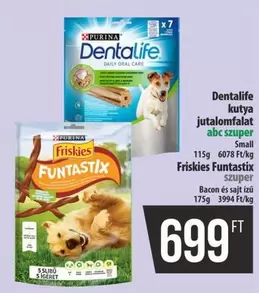 Dentalife kutya jutalomfalat, Friskies Funtastix
