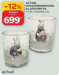 NYUSZI DEKORÁCIÓS ILLATGYERTYA