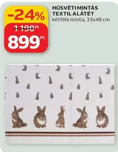 HÚSVÉTI MINTÁS TEXTIL ALÁTÉT
