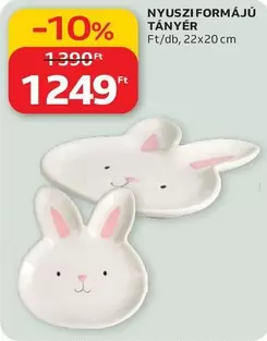 NYUSZI FORMÁJÚ TÁNYÉR