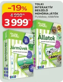 INTERAKTÍV BESZÉLŐ MEMÓRIA JÁTÉK