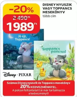 Disney - NYUSZIK VAGY TOPPANCS MESEKÖNYV