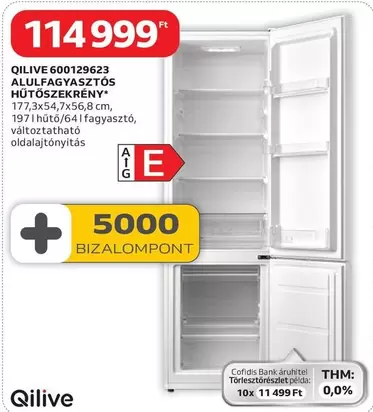 600129623 ALULFAGYASZTÓS HŰTŐSZEKRÉNY