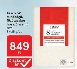 főzőtasakos, hosszú szemű rizs