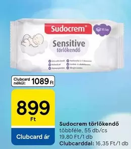 Sudocrem - törlőkendő