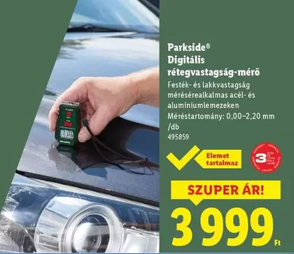 Digitális rétegvastagság-mérő