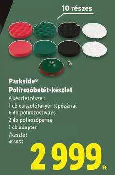 Polírozóbetét-készlet