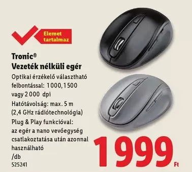 Vezeték nélküli egér