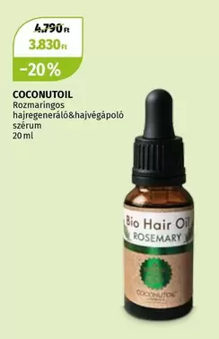 Rozmaringos hajregeneráló&hajvégápoló szérum