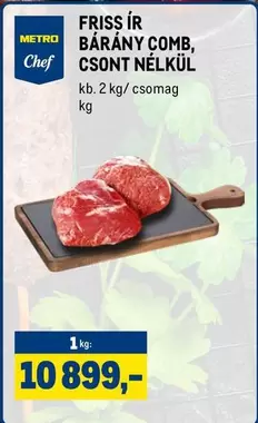 BÁRÁNY COMB, CSONT NÉLKÜL