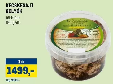 KECSKESAJT GOLYÓK