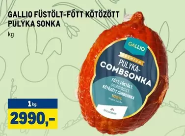 FÜSTÖLT-FŐTT KÖTÖZÖTT PULYKA SONKA