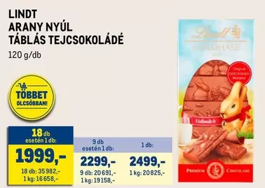 ARANY NYÚL TÁBLÁS TEJCSOKOLÁDÉ