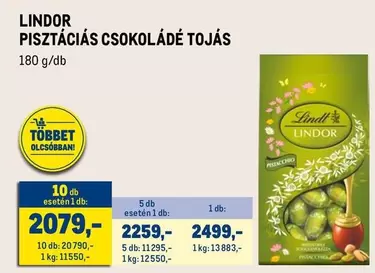 PISZTÁCIÁS CSOKOLÁDÉ TOJÁS