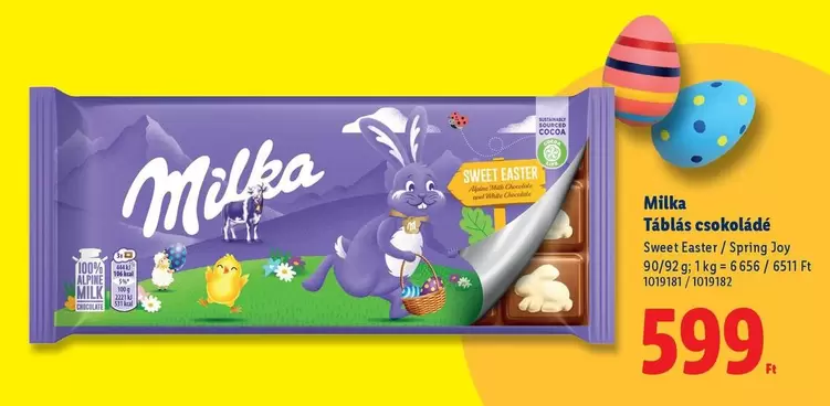 Joy - Táblás csokoládi