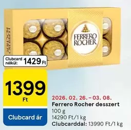 Rocher desszert