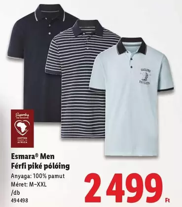 Férfi piké pólóing