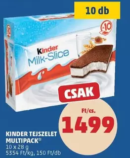 Kinder - TEJSZELET MULTIPACK