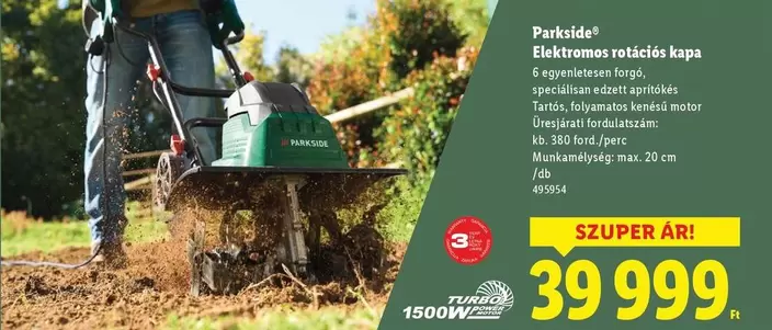 Elektromos rotációs kapa