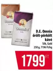 Omnia örölt-pörkölt kávé