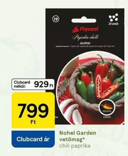 Paprika - vetőmag* chili paprika