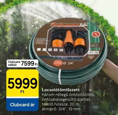 Locsolótömlőszett