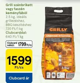 Grill szénbrikett vagy faszén keményfából
