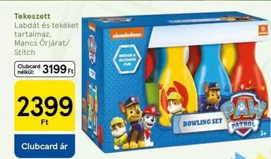 Stitch - Labdát és tekéket tartalmaz. Mancs Őrjárat/