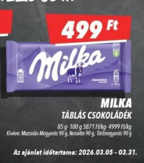 TÁBLÁS CSOKOLÁDÉK